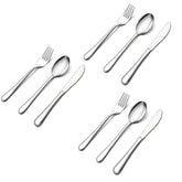 LIANYU 9-piece kids silverware set unpacked shows durable stainless steel for daily meals