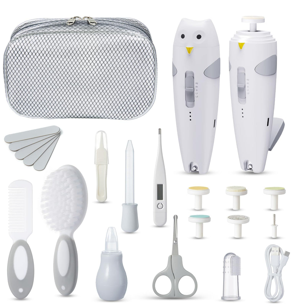 Lictin baby care kit nail trimmer with LED light for precise trimming during night-time nursery care.
