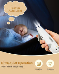 Lictin baby care kit six grinding heads for newborns to adults supports versatile trimming.