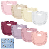 Lictin Muslin Bibs 8-pack color palette showcases gentle hues for everyday outfits.