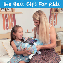 Liderstar dinosaur blanket 50x60 inches provides generous kid coverage.