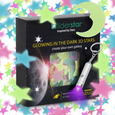 Liderstar glow stars ceiling stickers illuminate ceilings with a gentle night sky for kids.