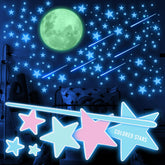 Liderstar glow-stars-moon-ceiling creates a luminous night sky ideal for kids' bedtime