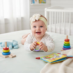LIDHAY nylon close-up beige headband ultra-soft fabric with secure fit