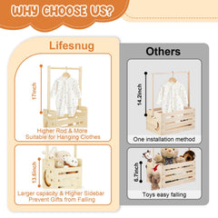 Lifesnug wooden crate side patterns showcase craftsmanship and decorative storage.