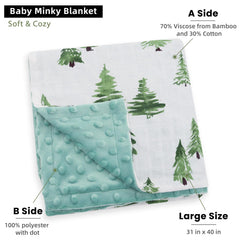 LifeTree back dotted fleece adds warm, cozy layering.