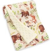 LifeTree baby blanket front muslin texture for breathable comfort.
