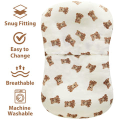 LifeTree lounger cover fabric texture close-up highlights breathable weave