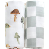 LifeTree muslin swaddle softness—silky fabric for gentle baby comfort