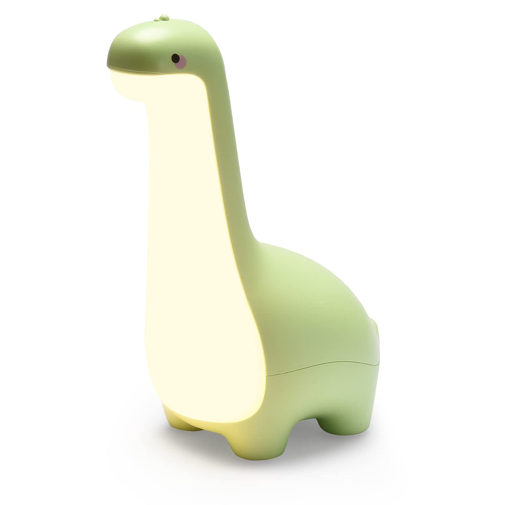 Ligitive Partyreal CA9947 dinosaur night light glows softly in a child's bedroom.