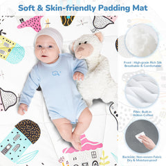Li'l Pengyu silk-like front fabric against baby's skin