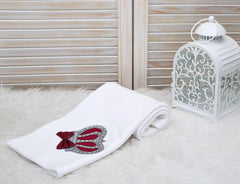 Lilax Baby Swaddle Blanket 34x30 Burgundy emphasizes versatile use for cuddling or burping