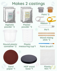 Lilian&Gema baby casting kit components essential tools for safe detailed impressions.