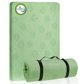 Lilian&Gema Pack and Play Mattress folded with handle for easy travel and on-the-go rest