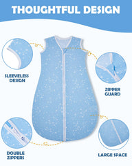 Lilian&Gema baby sleep sack 0.5 TOG offers breathable all-season warmth.