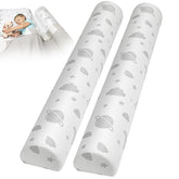 Lilian&Gema bed bumper for toddlers demonstrates a safe sleep setup between mattress and sheet.