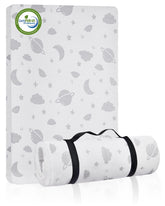 Lilian&Gema Pack and Play Mattress full 38x26 size supports baby's rest and play.