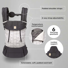 LÍLLÉbaby Etch Complete: breathable front-panel mesh for warmer-day airflow.