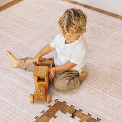 Lillefolk Baby Play Mat 4x6ft dusk offers soft tummy time surface for babies