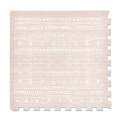 Lillefolk dusk foam mat provides cushioned surfaces for crawling
