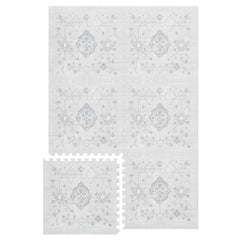 Lillefolk play mat surface is waterproof for quick, mess-free cleanups.