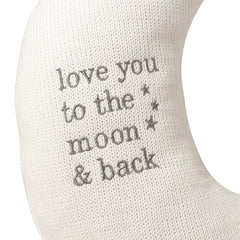 Lillian Rose moon verse closeup reveals the love you to the moon and back detail.
