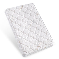 Lillibearas Pack N Play Topper main view shows 38x26 size for comfortable travel sleep.