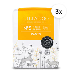 LILLYDOO diaper pants chlorine-free skin comfort for sensitive toddlers