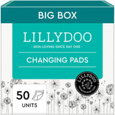 LILLYDOO disposable changing pads pack shot for on-the-go diaper changes
