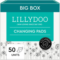 LILLYDOO disposable changing pads pack shot for on-the-go diaper changes