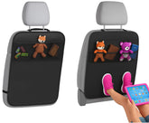 LILTOM car back seat protector kick mats with waterproof coverage protects against scuffs