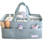Lily Miles diaper caddy organizer with closed design for easy storage