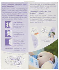 LilyPadz nursing pads worn under a strapless top, enabling strapless wear and swimming