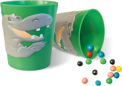 Lily's Home 3D Hippo tumbler handle closeup emphasizes easy hold for small hands