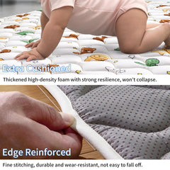 LILYVIBEBEARHAPPY premium foam mat cushioned surface softens tumbles