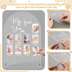 Lineshading frame can hang or stand for flexible display in any space.