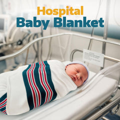 Linteum newborn-swaddle-30x40 blanket neatly spread, ideal for snug wrapping.