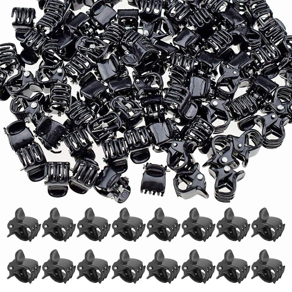 LINYUEARUI 200pcs tiny hair clips pack showing abundant daily styling options.