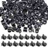 LINYUEARUI 200pcs tiny hair clips pack showing abundant daily styling options.
