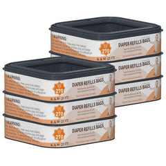 Lisyee Standard Square Refills packaging for easy, odor-controlled diaper disposal