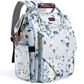 LitBear Diaper Bag Backpack exterior shows stylish design and large capacity for on-the-go parenting.