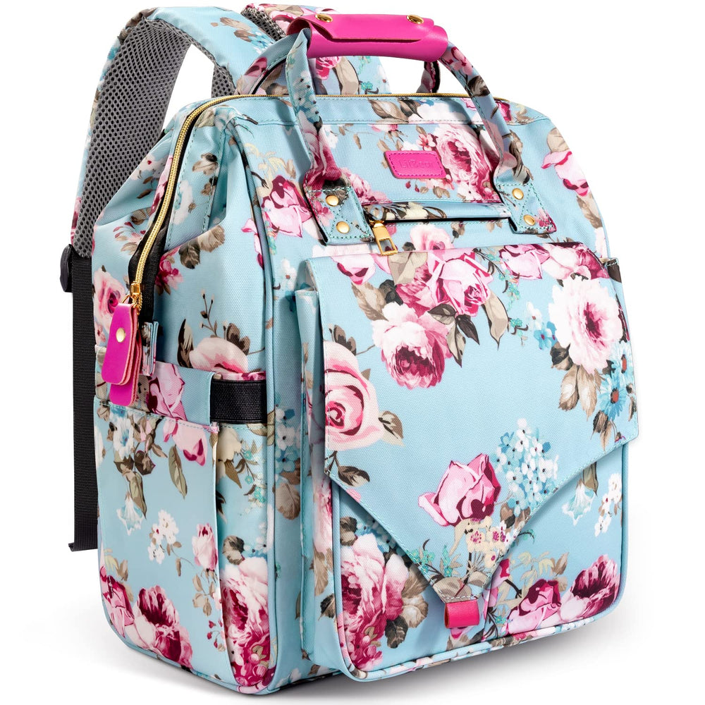 LitBear diaper bag backpack with waterproof Oxford material for all-weather use