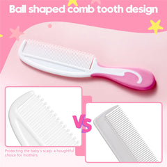Little Angel ergonomic handle brush designed for easy grip.