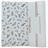 Little Bot Ofie mat plants pattern offers a calming play surface for babies.