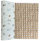 Little Bot Ofie Mat Wonderland collaboration artwork showing nature inspired print for playtime