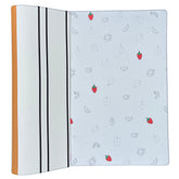 LITTLE Bot play mat with caterpillar doodle supports tummy time and sensory exploration.