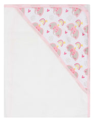 LITTLE CELEBRITY 3-pack towels neatly arranged, ready for busy nursery routines