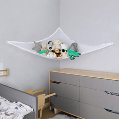 Extra-large Little Chicks toy net shows ample storage for giant and small plush toys.