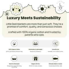 Little Dedi blanket in premium gift box ready for gifting