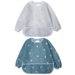 Little Dimsum mess-proof bib with full-coverage front for meals